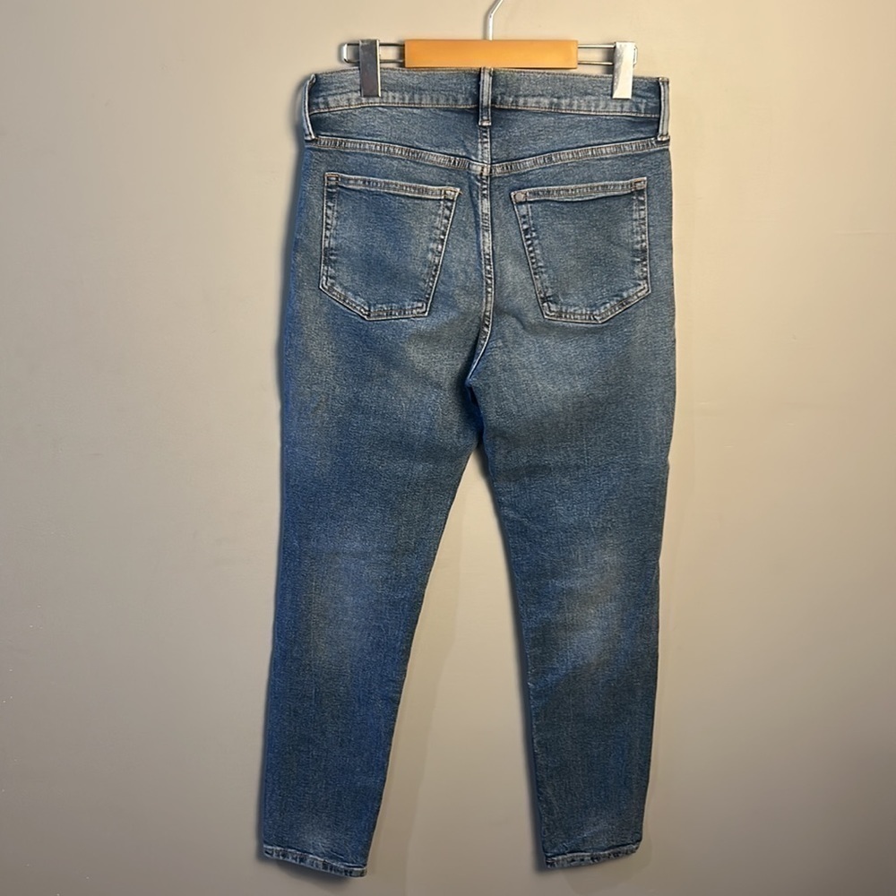 H&M Skinny Fit High Rise Rigid Denim Jean Medium Blue Women's Size 30 - Picture 3 of 6